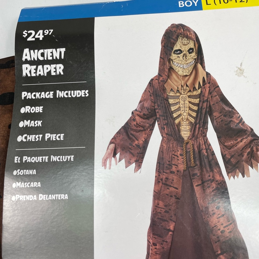 NWT Boys Size Large Ancient Reaper costume